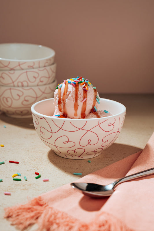 LT Loving Loops Heart Bowl 5" - Set of 4