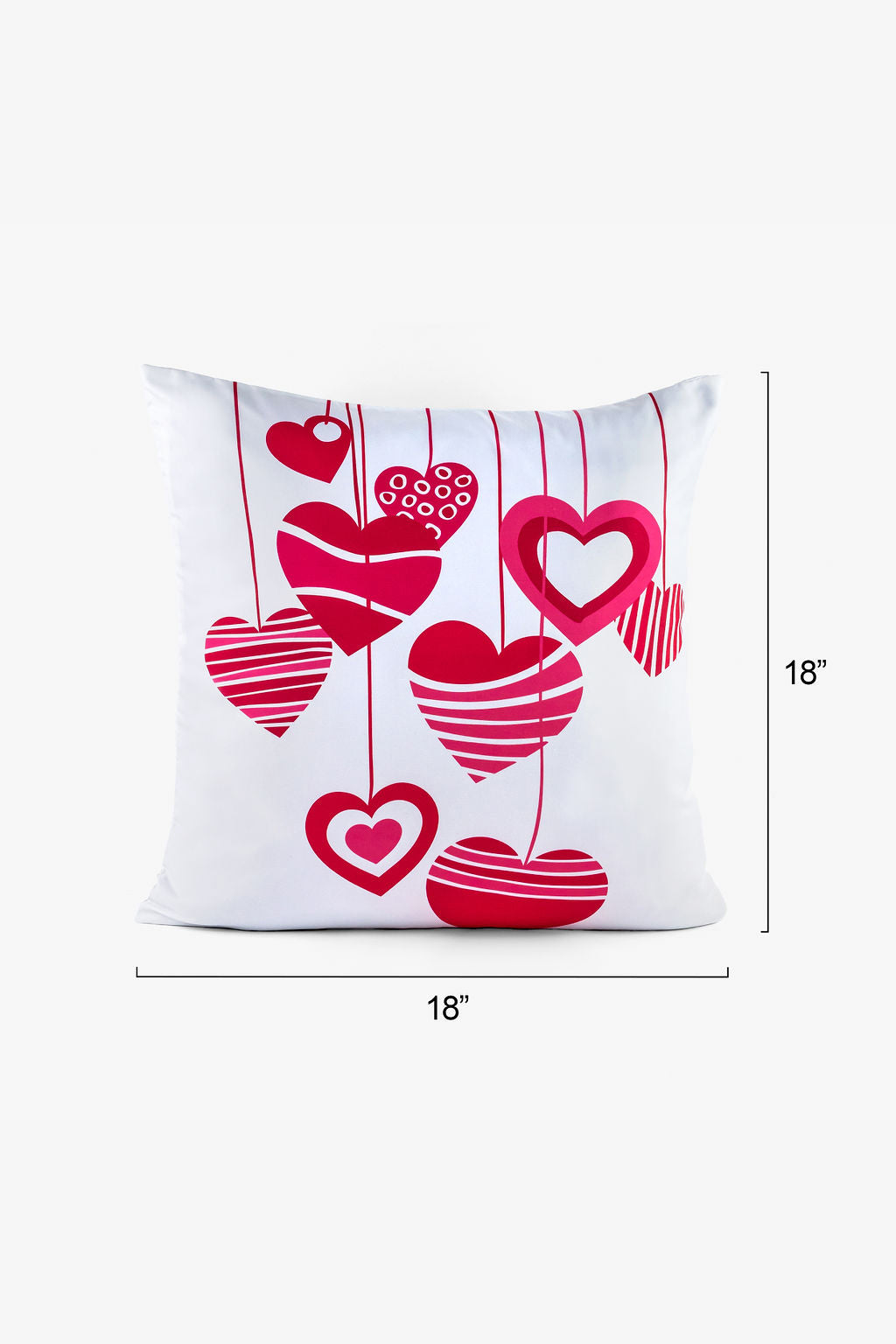 LT Rain of Love Heart Pillowcase - Set of 2