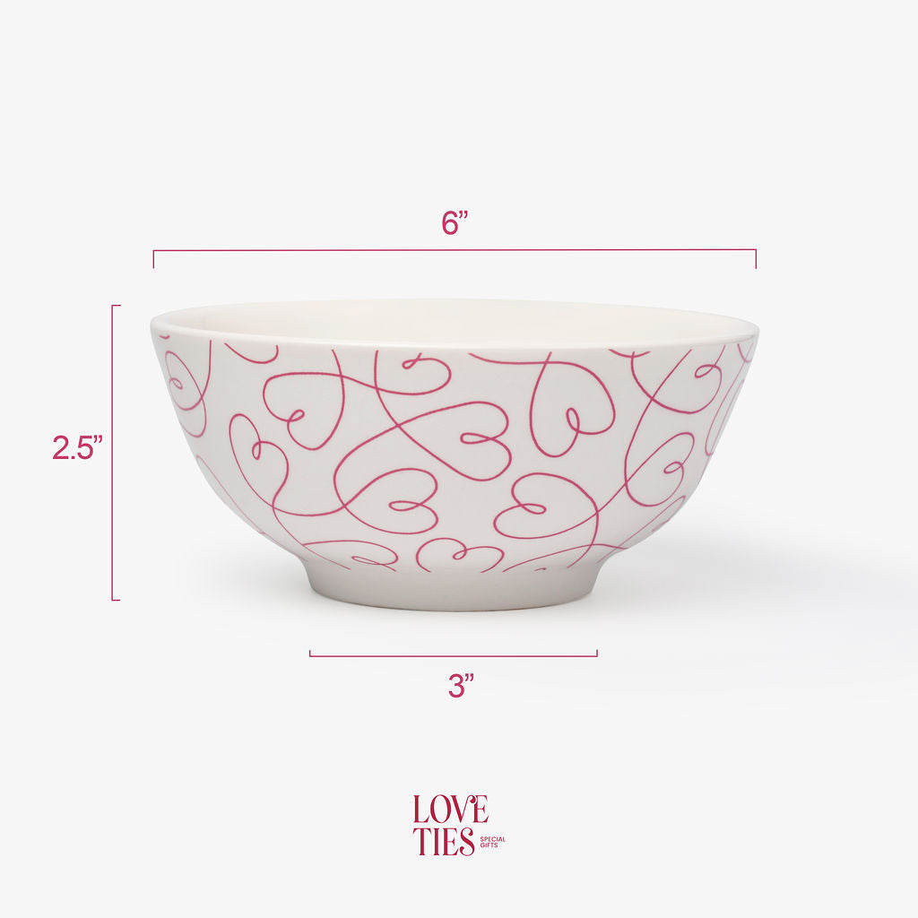 LT Loving Loops Heart Bowl - Set of 2