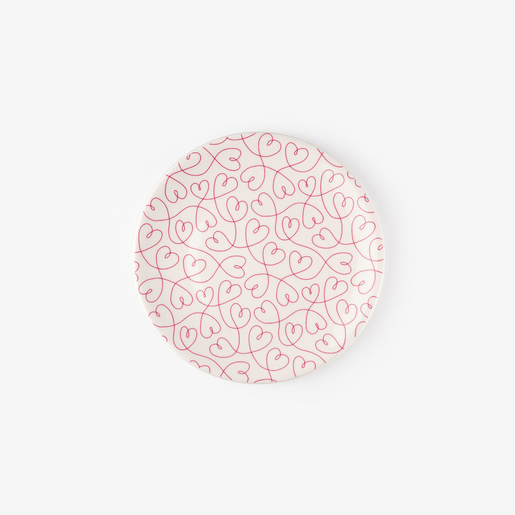 LT Loving Loops Heart 9" Dinner Plate - Set of 2