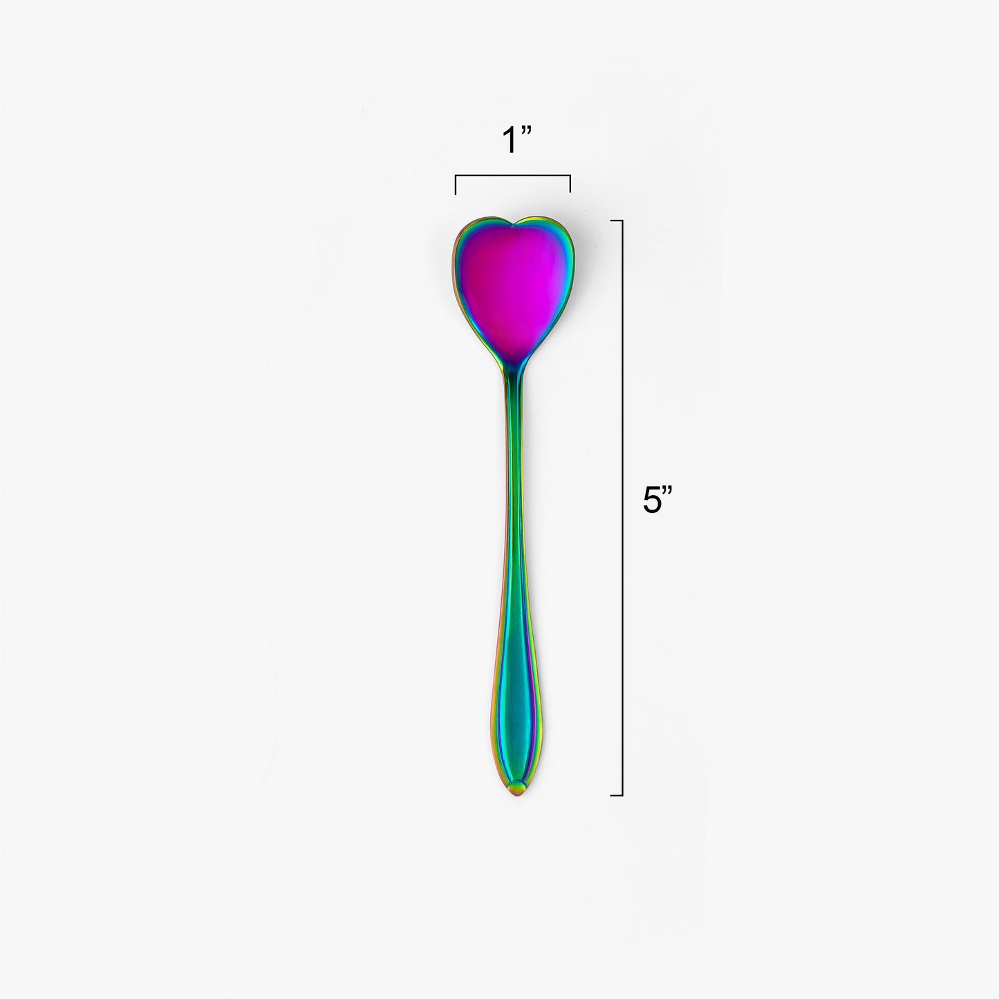LT Cupid's Arrow Multicolor Heart Spoon - Set of 4