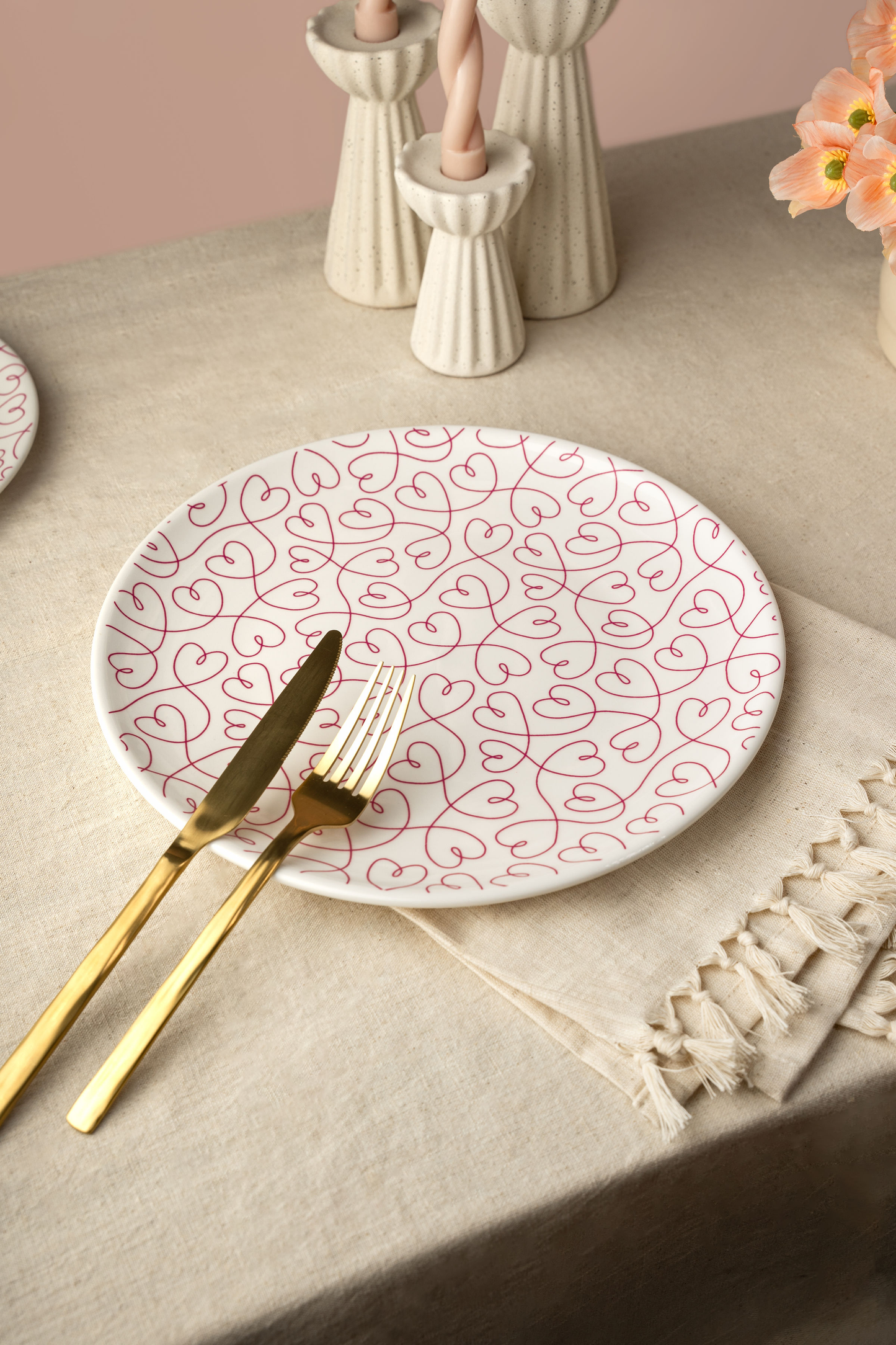 LT Loving Loops Heart 11" Dinner Plate - Set of 2