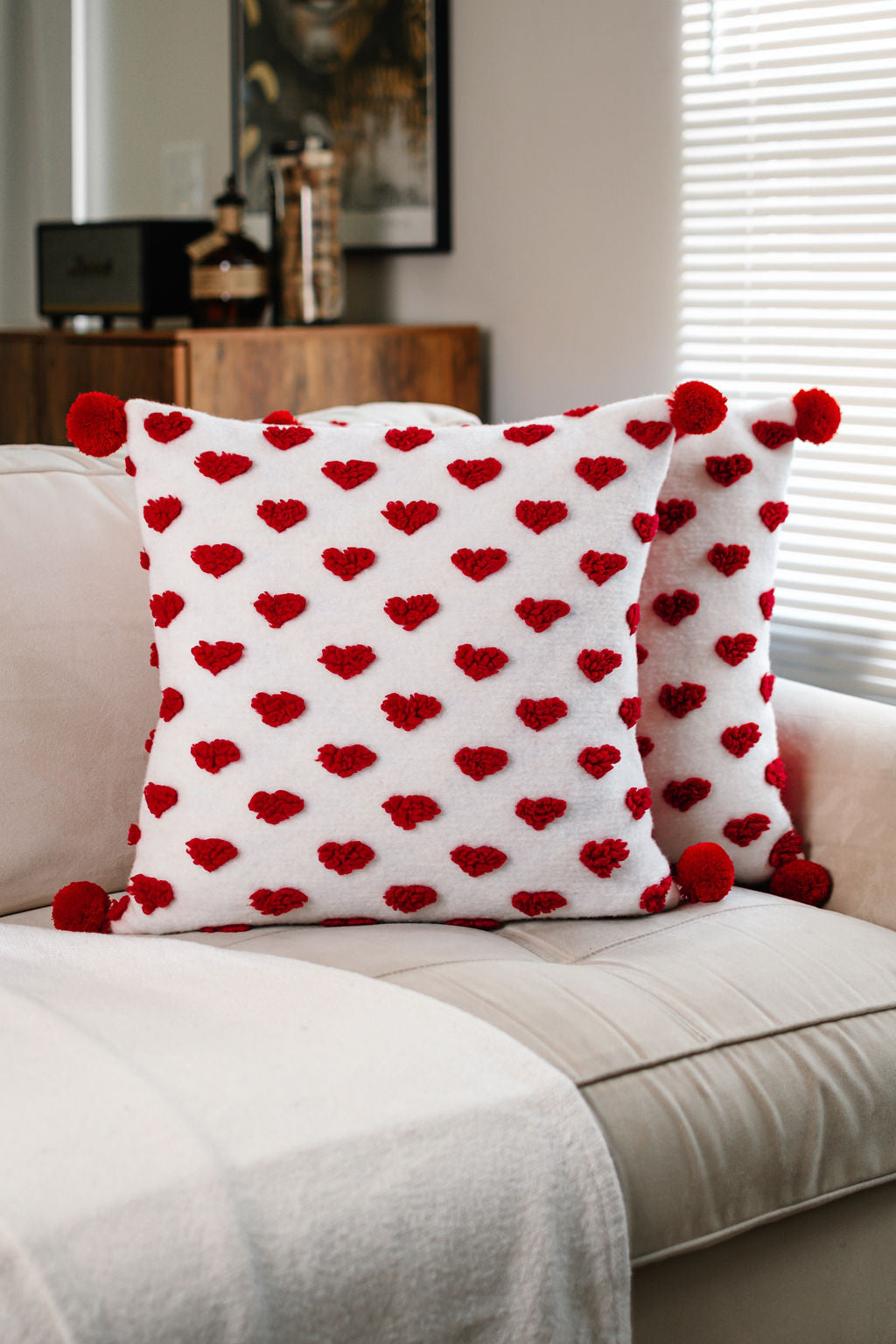 LT Cloud of Hearts Pillowcase - Set of 2