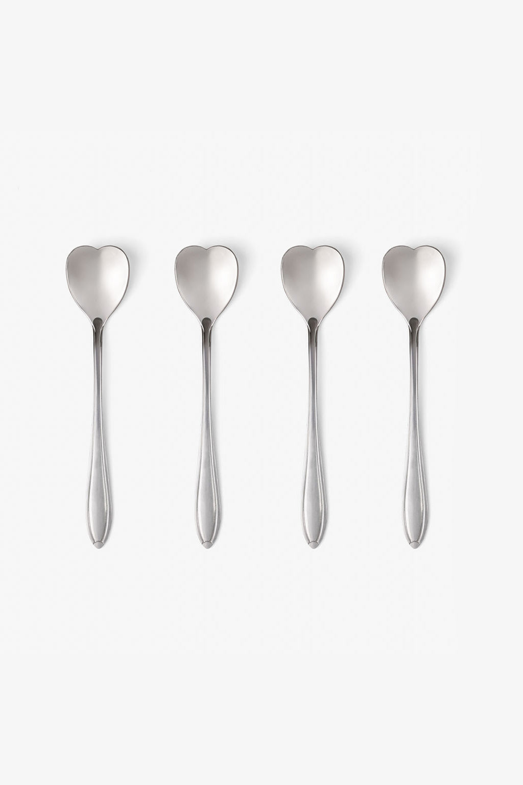 LT Cupid's Arrow Silver Heart Spoon - Set of 4