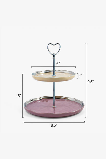 LT Floors of Love - Pink Heart Tier Tray