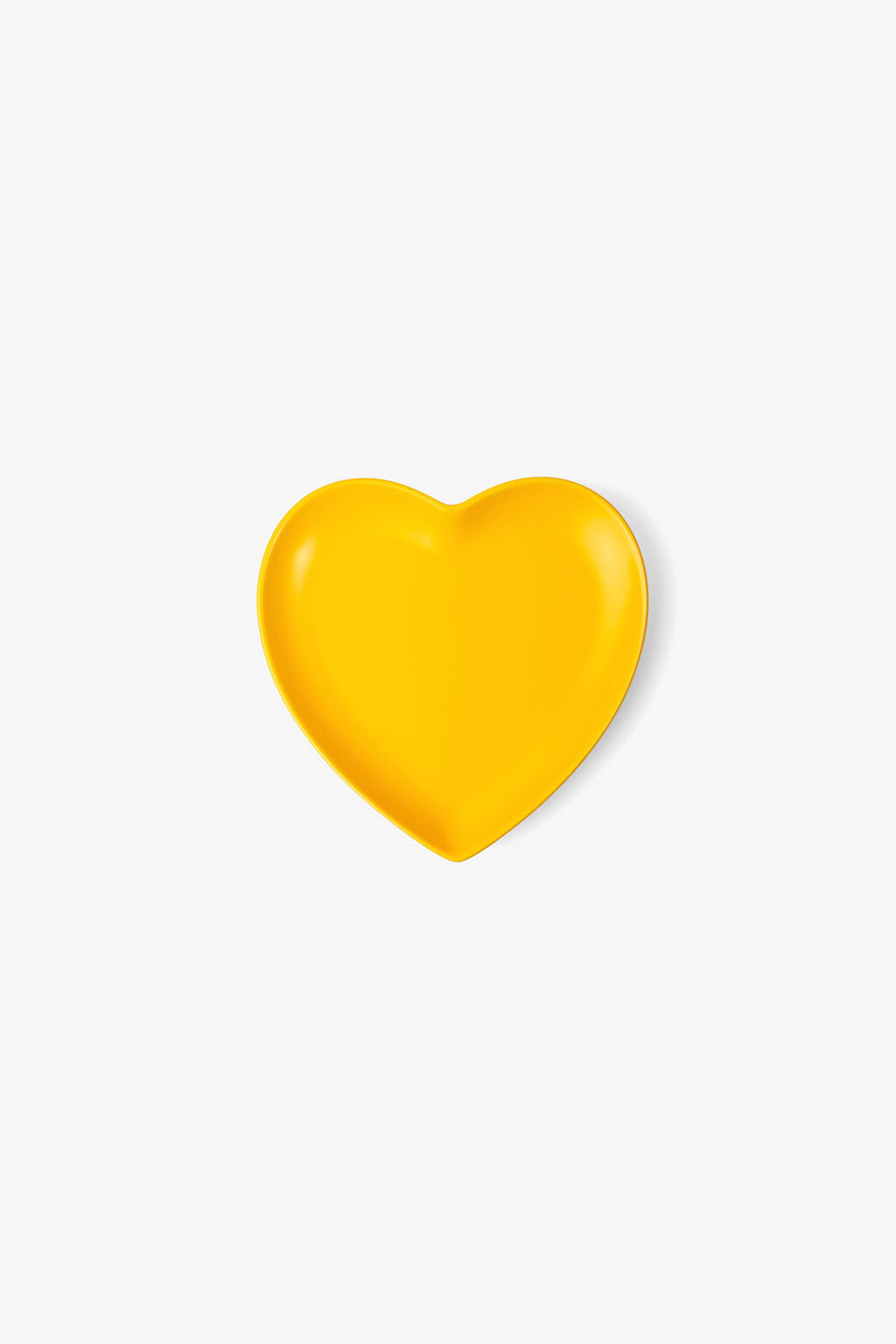 LT Love Platter - Yellow Heart Plate - Set of 4