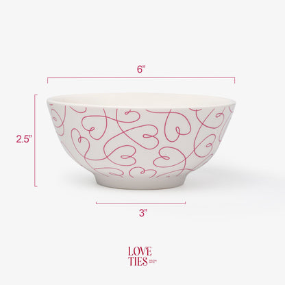 LT Loving Loops Heart Bowl - Set of 2