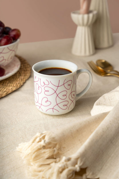 LT Loving Loops Heart Mug - Set of 2