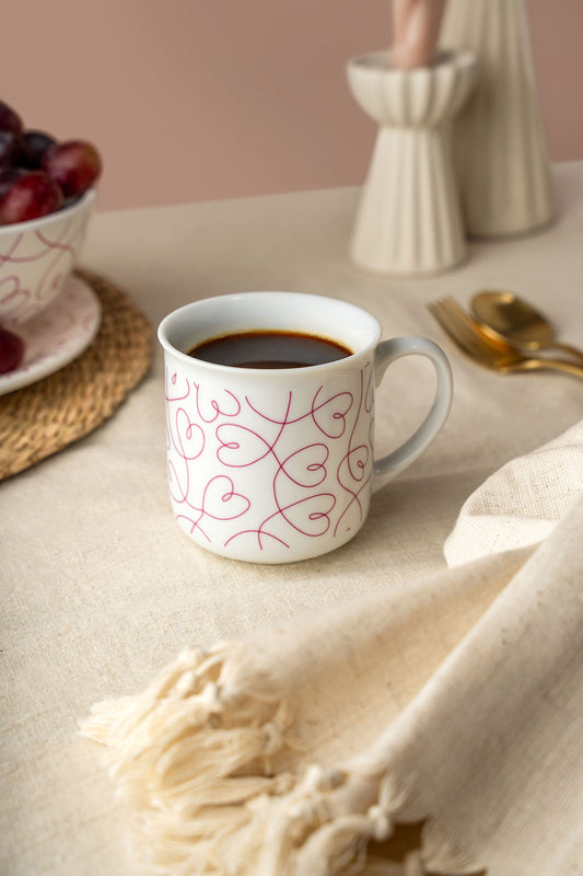 LT Loving Loops Heart Mug - Set of 2