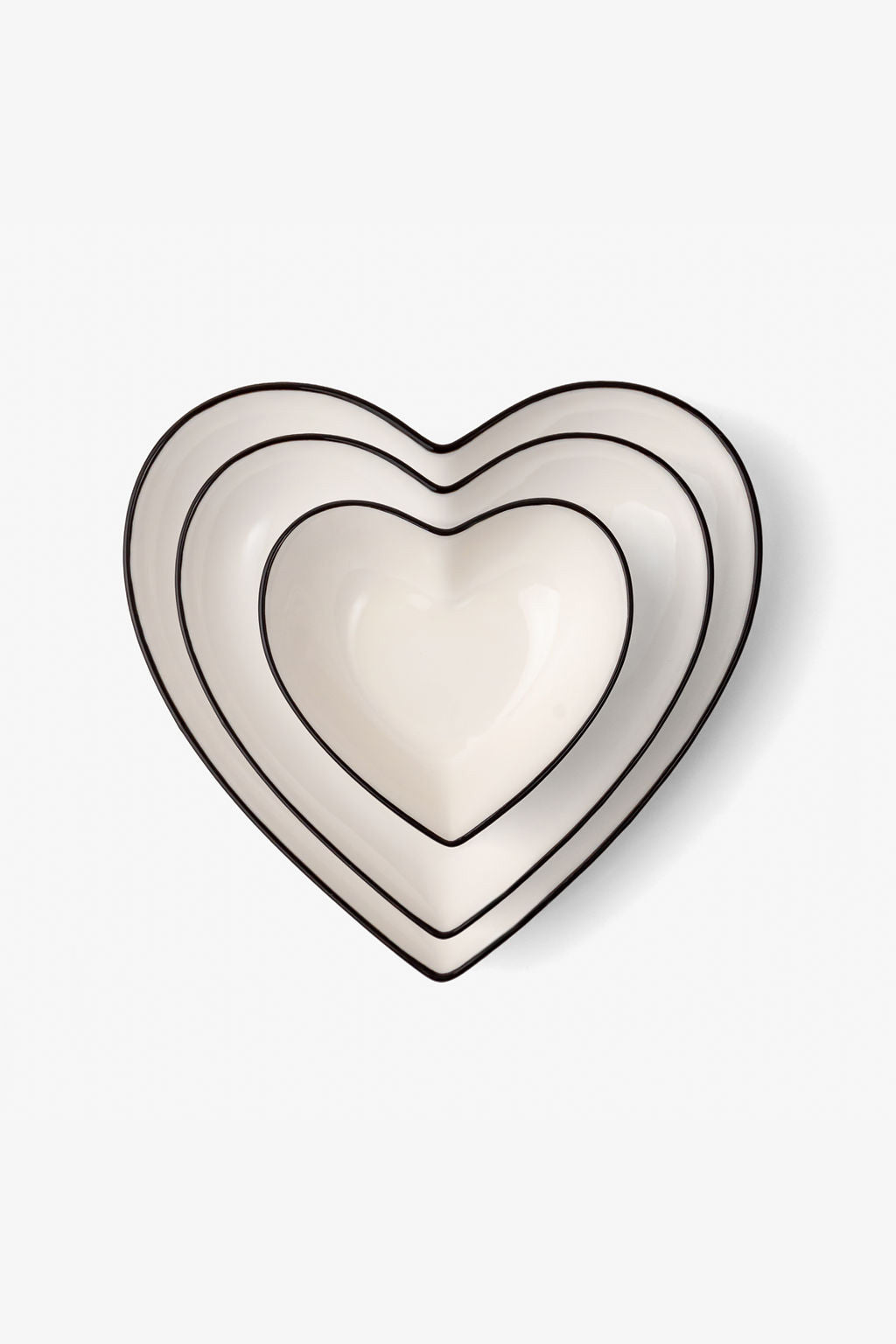 LT Pure Love White Heart Bowl - Set of 3