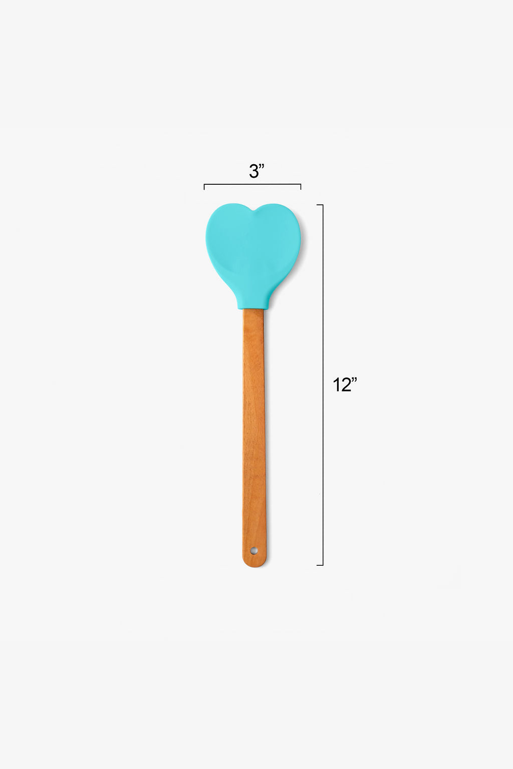 LT Stirring Love Green Heart Spatula