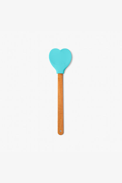 LT Stirring Love Green Heart Spatula