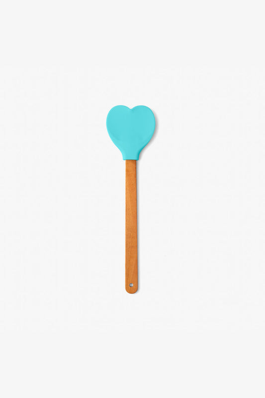 LT Stirring Love Green Heart Spatula