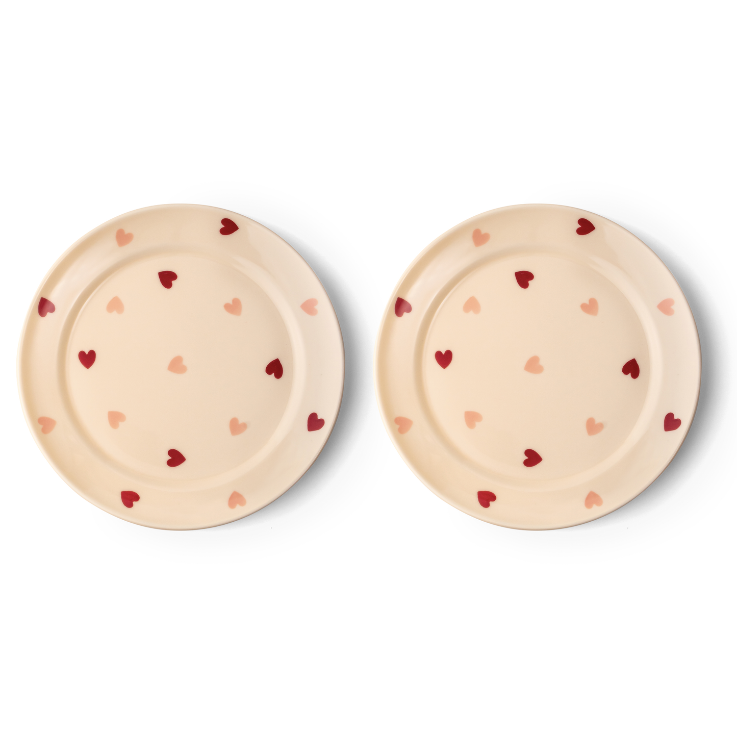 LT Love's Embrace Ivory Heart Plate - Set of 2