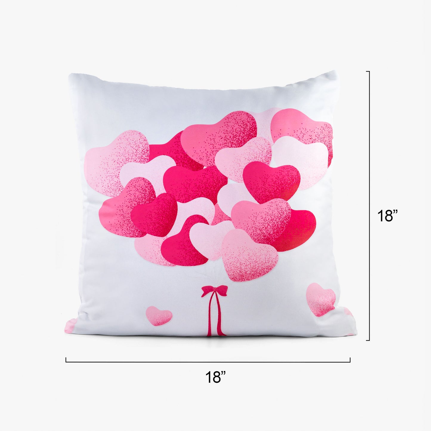 LT Rain of Love Heart Pillowcase - Set of 2