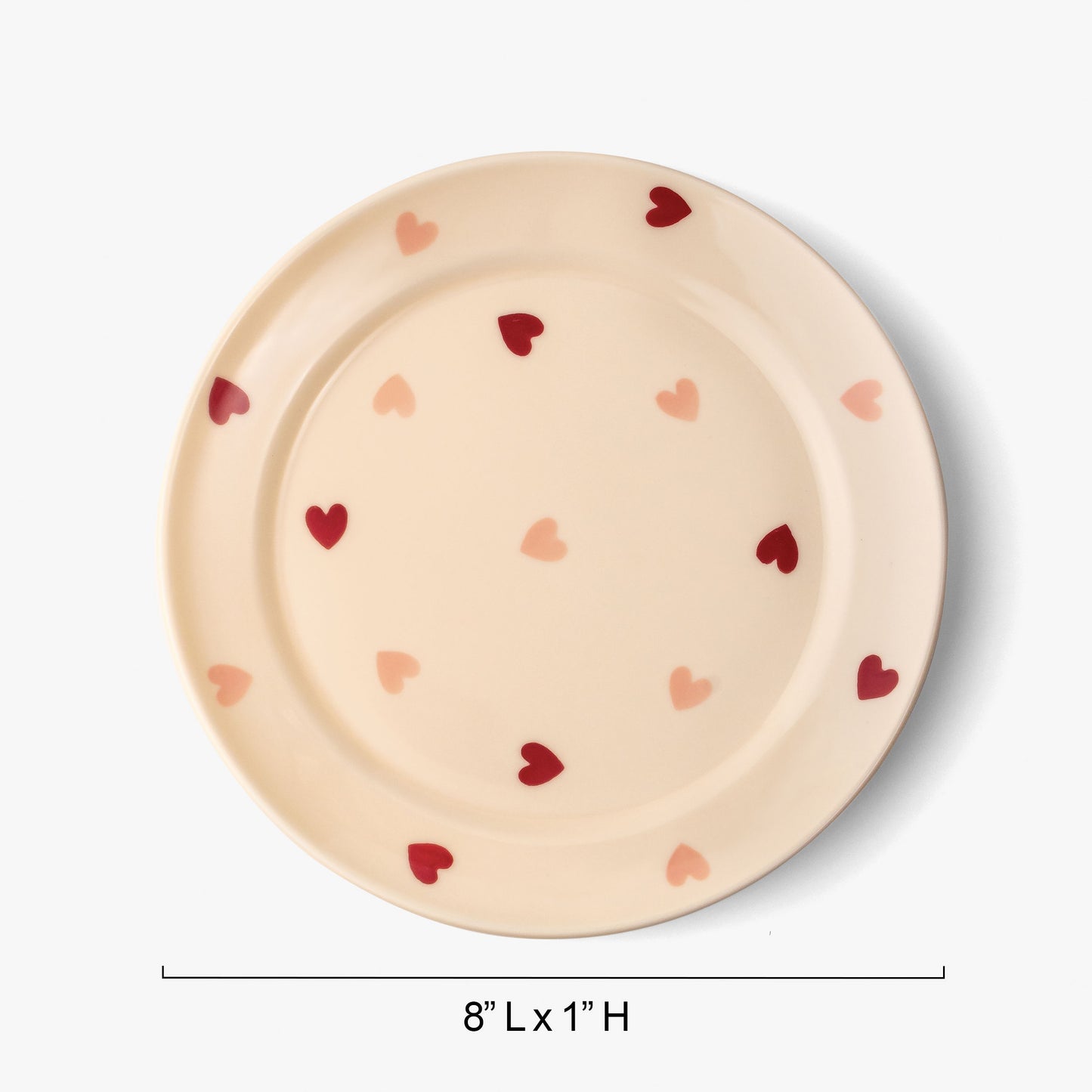 LT Love's Embrace Heart Plates Ready to Gift - Set of 4
