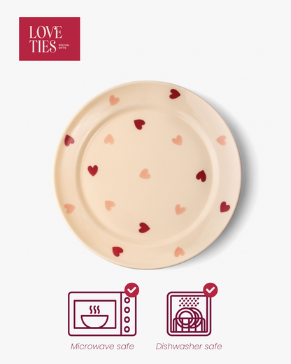 LT Love's Embrace Heart Plates Ready to Gift - Set of 4