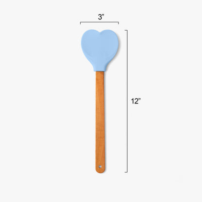 LT Stirring Love Blue Heart Spatula