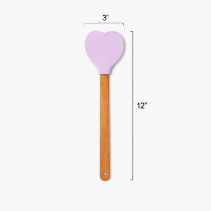 LT Stirring Love Purple Heart Spatula