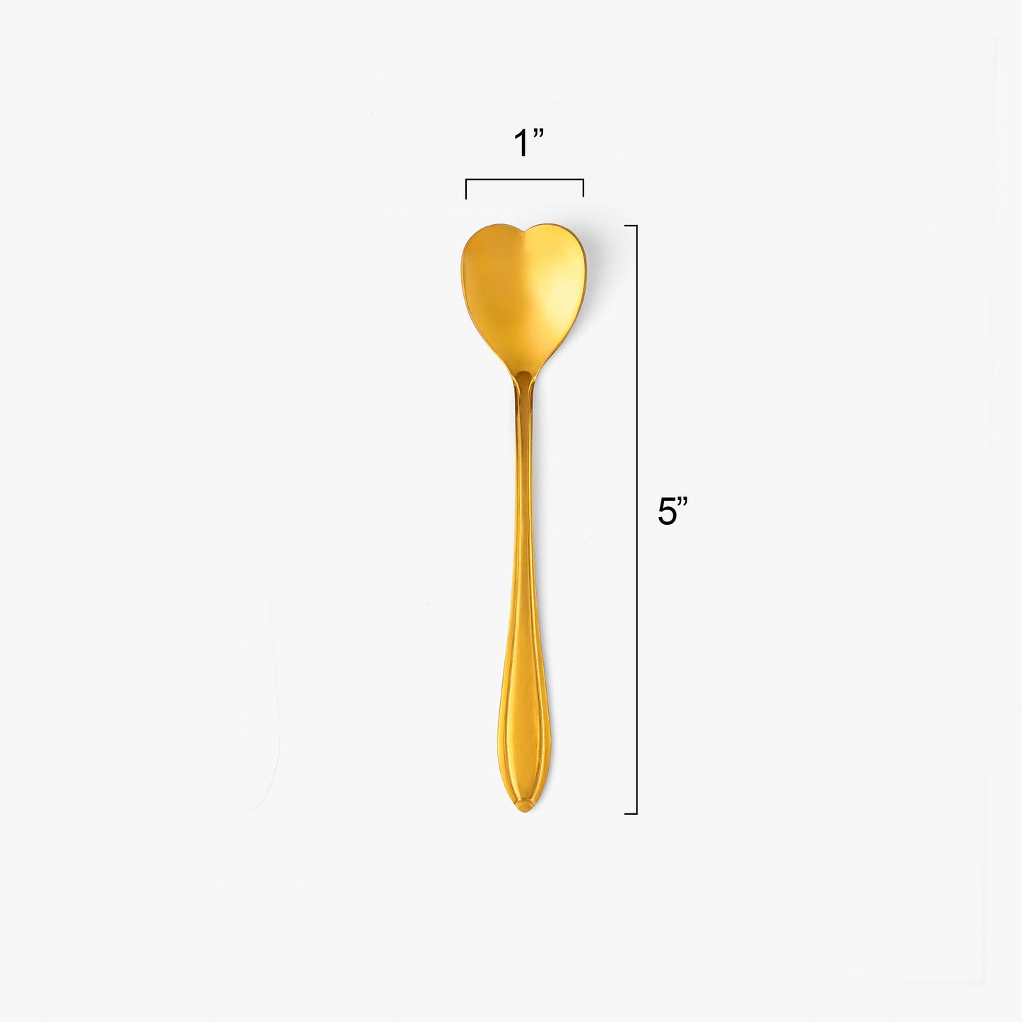 LT Cupid's Arrow Golden Heart Spoon - Set of 4